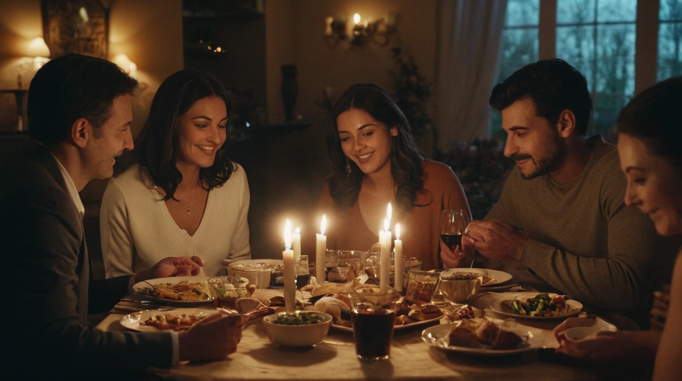 A family gathering, with loving, funny, open-minded people